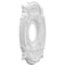 Ekena Millwork Attica Thermoformed PVC Ceiling Medallion (Fits Canopies up to 5"), 13"OD x 3 1/2"ID x 3/4"P CMP13AT - alternate 3